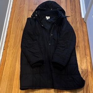 Motherhood Maternity Black Winter Jacket Sz Medium